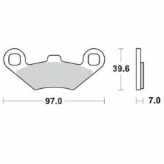 BRAKE PAD ATV SINTER PRO RACING
