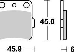 BRAKE PAD OFFROAD NITRO