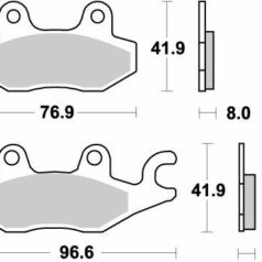 BRAKE PAD ATV NITRO