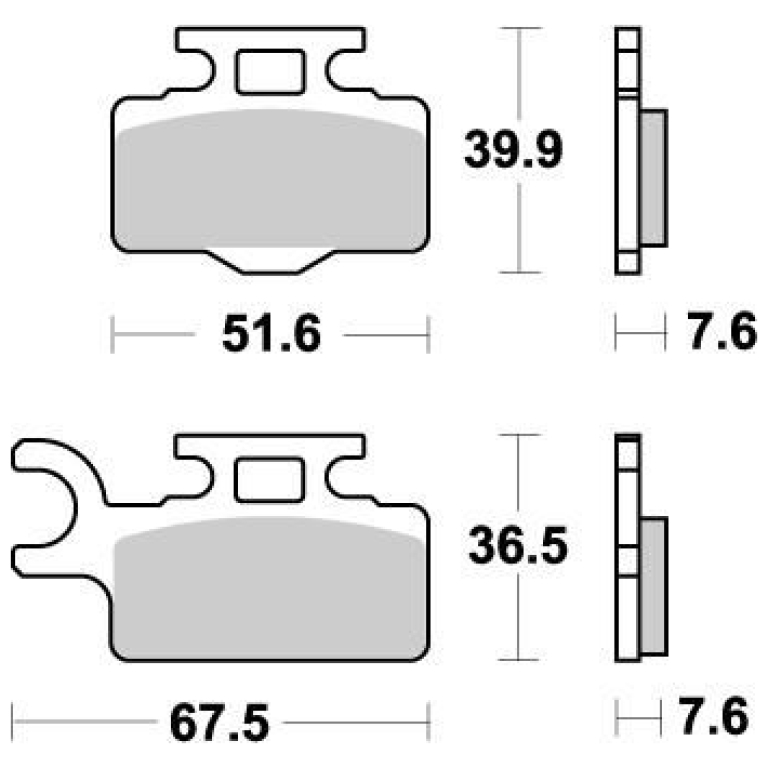 BRAKE PAD OFFROAD NITRO