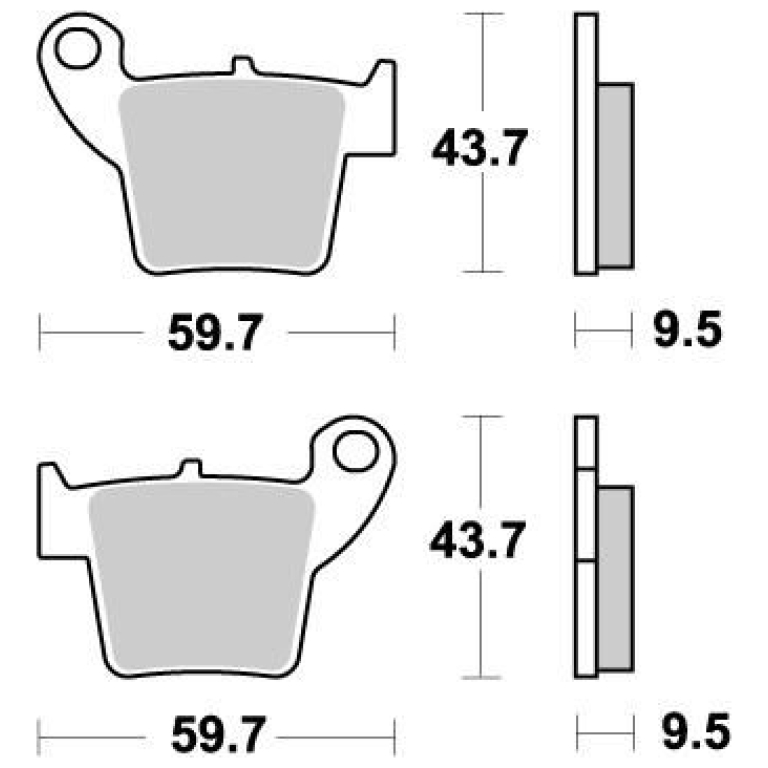 BRAKE PAD OFFROAD NITRO