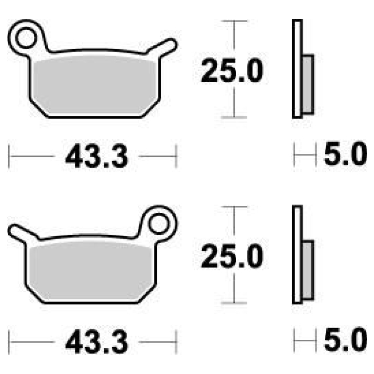 BRAKE PAD OFFROAD NITRO