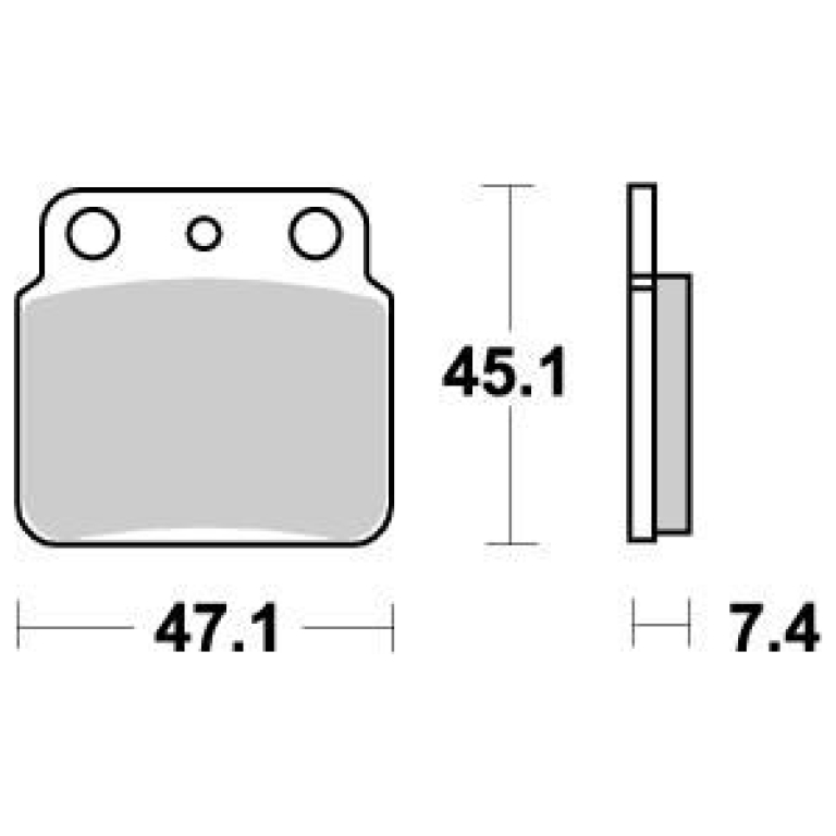 BRAKE PAD ATV NITRO