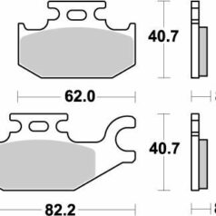 BRAKE PAD ATV NITRO