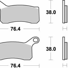 BRAKE PAD ATV NITRO