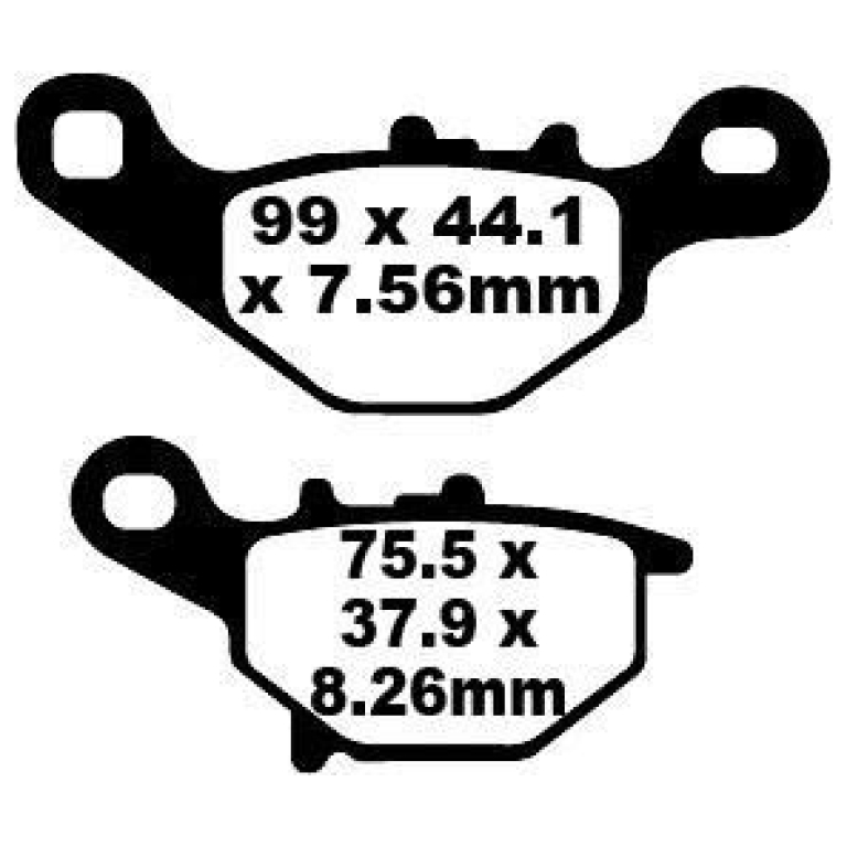 BRAKE PAD SFA-HH SERIES SINTERED METAL