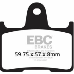 BRAKE PAD FA-V SERIES SINTERED METAL/ORGANIC COMPOUND