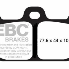 BRAKE PAD EPFA-HH SERIES SINTERED METAL