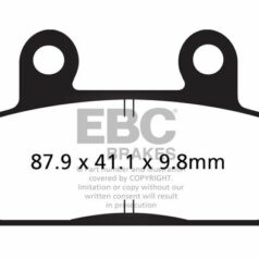 BRAKE PAD FA-V SERIES SINTERED METAL/ORGANIC COMPOUND