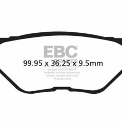 BRAKE PAD FA-V SERIES SINTERED METAL/ORGANIC COMPOUND