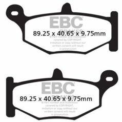 BRAKE PAD FA-V SERIES SINTERED METAL/ORGANIC COMPOUND