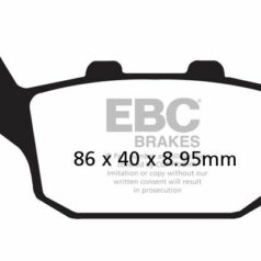 BRAKE PAD FA-V SERIES SINTERED METAL/ORGANIC COMPOUND