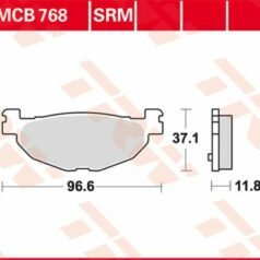 BRAKE PAD SRM SINTER SCOOTER >125