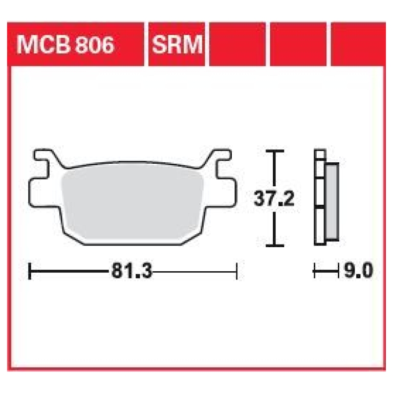 BRAKE PAD SRM SINTER SCOOTER >125