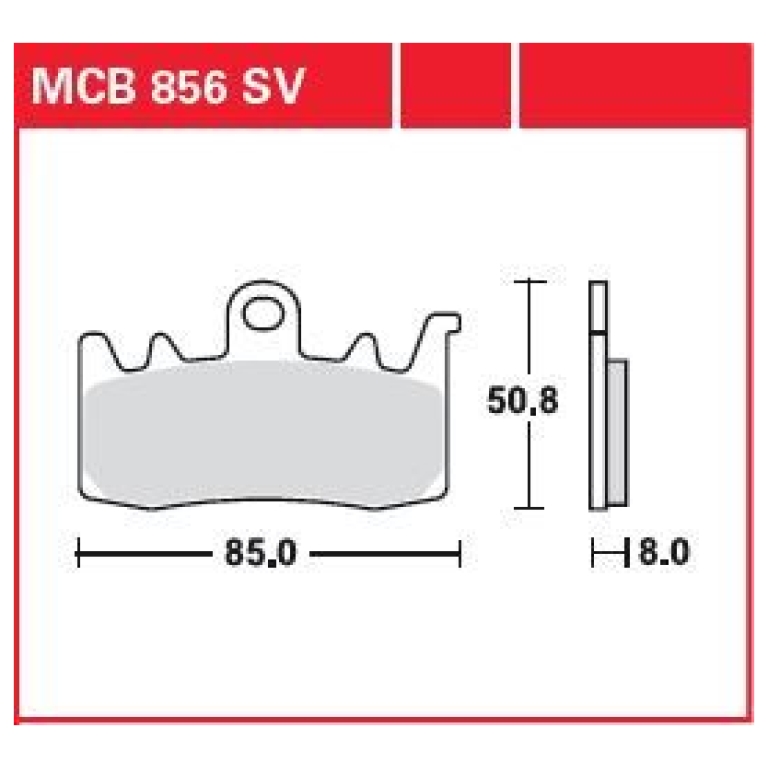BRAKE PAD SV SINTER PERFORMANCE STREET