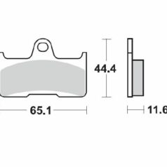 BRAKE PAD ATV NITRO