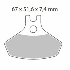 BRAKE PAD ATV NITRO