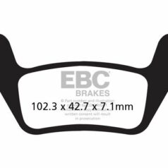 BRAKE PAD FA-R SERIES SINTERED METAL