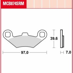 BRAKE PAD SRM SINTER SCOOTER >125