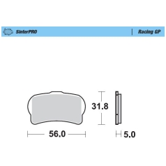 BRAKE PAD OFFROAD SINTER PRO RACING GP