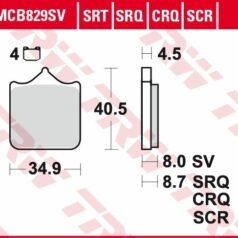 SRT SINTERED ROAD/ TRACK PADS