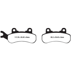 BRAKE PAD FA-R SERIES SINTERED METAL