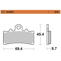 BRAKE PAD SINTER SCOOTER
