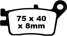 BRAKE PAD FA SERIES ORGANIC
