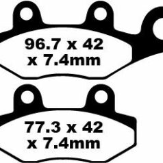 BRAKE PAD FA-TT SERIES CARBON FIBER