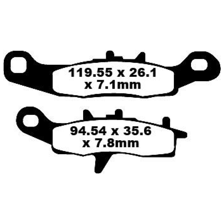 BRAKE PAD FA-TT SERIES CARBON FIBER