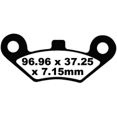 BRAKE PAD FA-TT SERIES CARBON FIBER