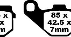 BRAKE PAD SFA SERIES ORGANIC