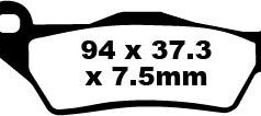 BRAKE PAD SFA SERIES ORGANIC