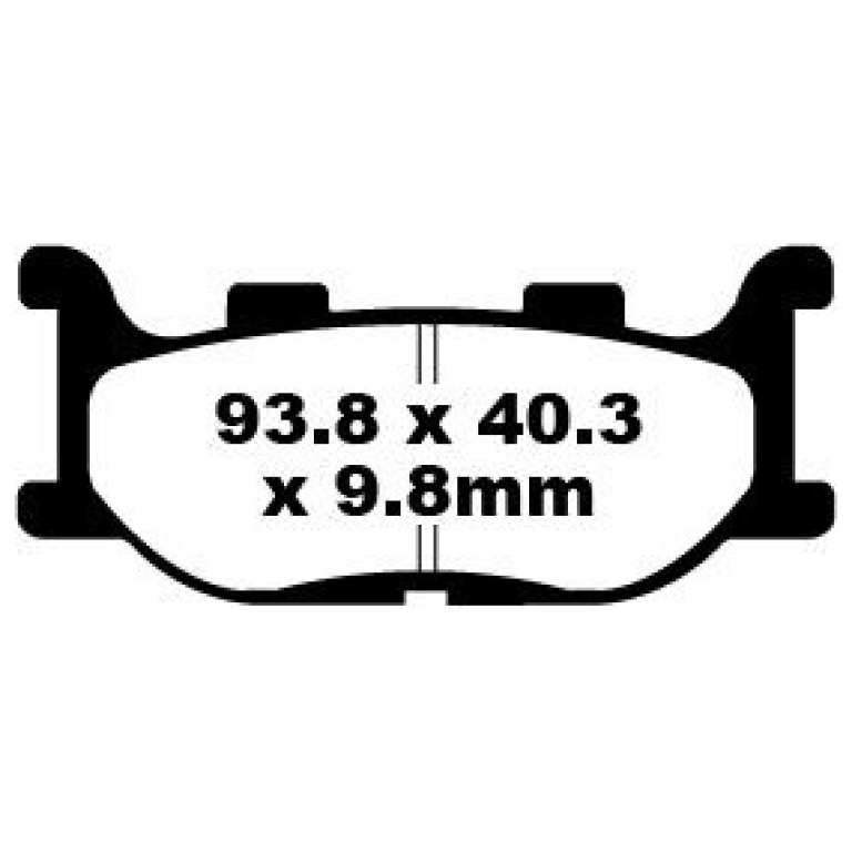 BRAKE PAD SFA SERIES ORGANIC