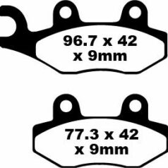 BRAKE PAD SFA SERIES ORGANIC