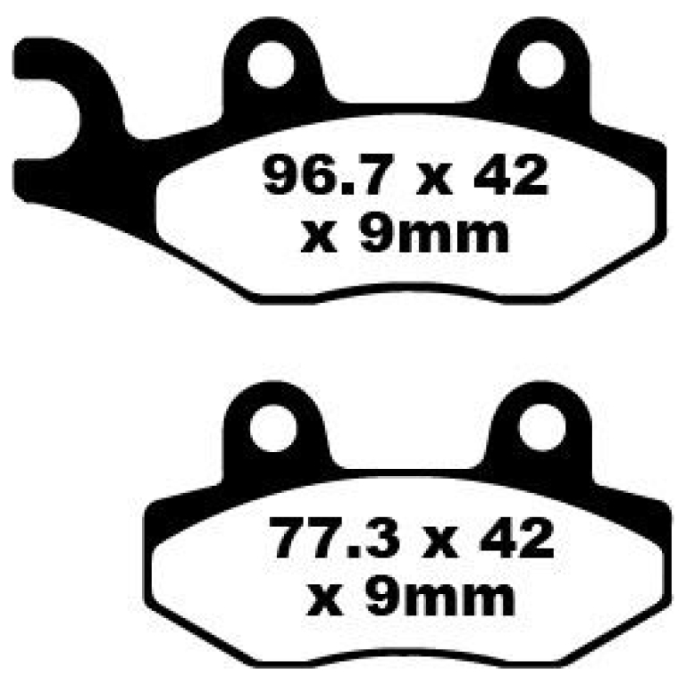 BRAKE PAD SFA SERIES ORGANIC