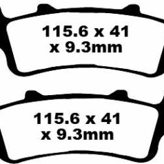 BRAKE PAD SFA SERIES ORGANIC