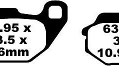 BRAKE PAD SFA SERIES ORGANIC