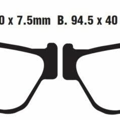 BRAKE PAD SFA SERIES ORGANIC