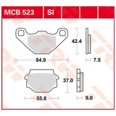BRAKE PAD ALLROUND ORGANIC STANDARD