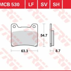 BRAKE PAD ALLROUND ORGANIC STANDARD