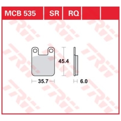 BRAKE PAD ALLROUND ORGANIC STANDARD