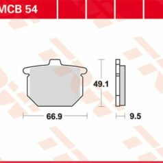 BRAKE PAD ALLROUND ORGANIC STANDARD