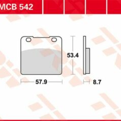 BRAKE PAD ALLROUND ORGANIC STANDARD