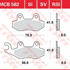 BRAKE PAD ALLROUND ORGANIC STANDARD
