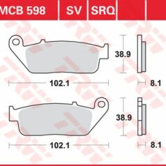 BRAKE PAD ALLROUND ORGANIC STANDARD