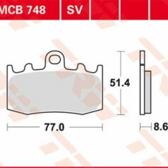 BRAKE PAD ALLROUND ORGANIC STANDARD