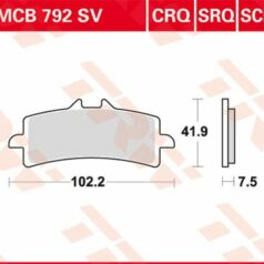 BRAKE PAD CRQ HYPER-CARBON RACING