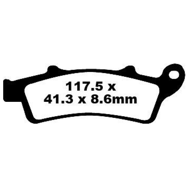 BRAKE PAD SFA-HH SERIES SINTERED METAL