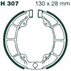 BRAKE SHOE PLAIN SERIES ORGANIC
